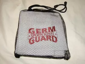 Germ Guard Anti-Bacterial Travel/Sport Towels Size 24" by 14" Brand New White - Picture 1 of 1