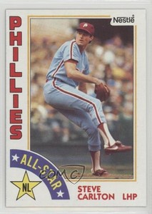 1984 Topps All-Star Nestle Steve Carlton #395 HOF