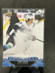2023-24 Upper Deck Series 2 Yanni Gourde Canvas Seattle Kraken #C188 - Picture 1 of 2