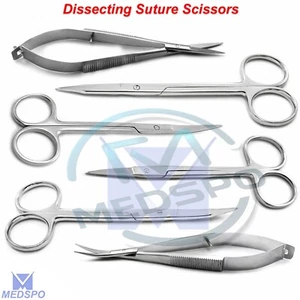 Chirurgische Operationstücher Zahnfleisch Naht Iris Schere Dental Tierarzt Schere Neu - Bild 1 von 7