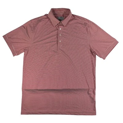 Camisa Oobe Adulto M Rojo Blanco Rayas Hydrochill Uniforme Manga Corta Polo Foto 1 de 4