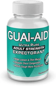 100 600Mg Guaifenesin Caplets “For All-Day Everyday Mucus Relief” Controls Phleg - Picture 1 of 12
