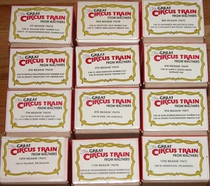 HO WALTHERS THE GREAT CIRCUS TRAIN COMPLETE SET 12 BOXES - Picture 1 of 4