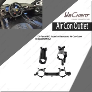 Repuesto de salida de aire acondicionado para tablero de instrumentos súper rápido de carbono seco para Ferrari 812 17-20 - Imagen 1 de 24