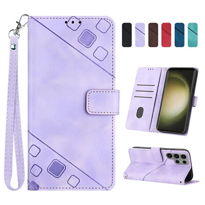 Magnetic Leather Case Wallet Flip Cover For iPhone 15 14/13 Pro 11 12 Xs Max 678 - Image 1 of 4