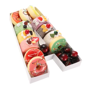 6.7" Cardboard Number for Charcuterie, Cardboard Food Tray (White Letter A) - Picture 1 of 7