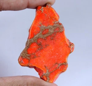 112,85 Karat Natur Orange Carico Lake Türkis Poliert Grob Zertifiziert T6019 - Bild 1 von 7
