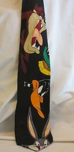 Looney Tunes Mania Herren 100 % Seide Krawatte Bugs Bunny Daffy Taz - Bild 1 von 6