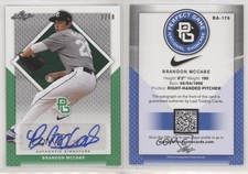2016 Leaf Perfect Game National Showcase Green /10 Brandon McCabe #BA-176 Auto