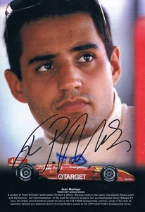 Juan Pablo Montoya 1975- genuine autograph 6"x9.5" photo signed Formula One - Picture 1 of 1