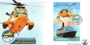 ASCENSION 2011 19TH MAI 70TH ANNIV OF RAF SEARCH & RESCUE M/S FDC - Bild 1 von 1