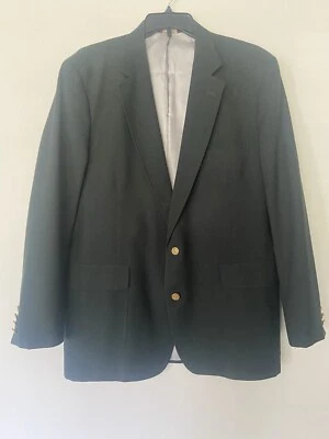 Винтажный земли конец Sport пальто Blazer зеленый золотой кнопки мужчин размер 44L опрятный - Изображение 1 из 4