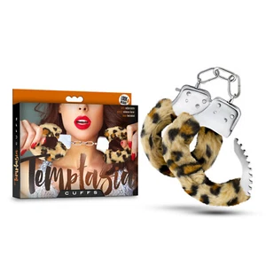Blush Temptasia Hand Cuffs Faux Fur Wrist Restraints Couples Bondage BDSM - Picture 1 of 9