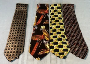Lot of 3 VTG Nicole Miller Golf Ties + one more. 100% Silk. Great Gifts! - Picture 1 of 18