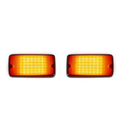 Par de luces LED de señal de giro reemplazadas para Wrangler Jeep TJ 1997-2006 con 3 cables Foto 1 de 4