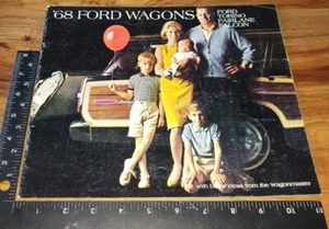 Ford Waggons, Familie, roter Ballon, Auto, Broschüre, Händler, gebraucht 1968 - Bild 1 von 5