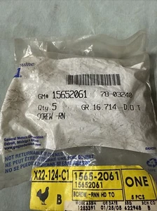 8 New GM Seat Belt Retractor Bolt 15652061 Chevrolet Chevy Silverado Truck SCC2 - Picture 1 of 4