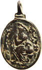 ANTIQUE OUR LADY OF GUADALUPE RELIGIOUS MEDAL OLD 17th CENTURY ST JEROME CHARM ?