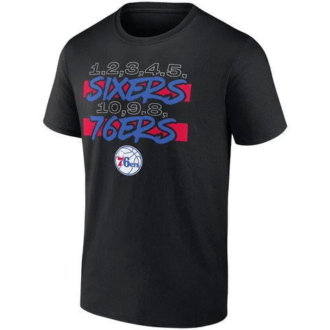 Philadelphia 76ers Basketball Team Sixers Win Playoff  Black T-Shirt Cover