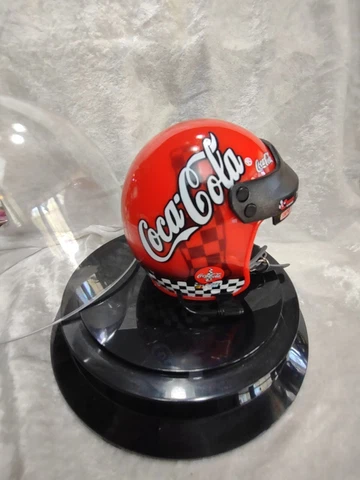 Dale Earnhardt CocaCola Nascar Helmet, Collectable with case Cover