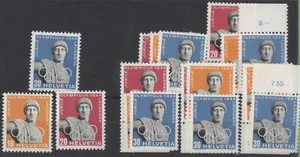 Switzerland 1944 Olympic Games Jubilee - Apollo set of 3 x 6, mint MNH - Picture 1 of 1