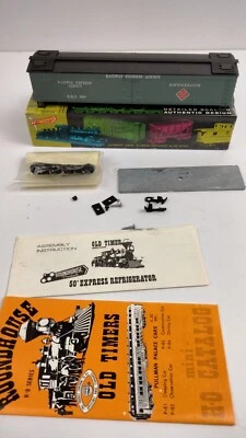 HO Roundhouse 3610 50' Express refrigerador Railway Express Agency #509 NUEVO Foto 1 de 4