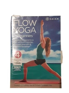 NIP Flow Yoga Gaiam (For Beginners)  Dvd 2015 New Sealed  - Picture 1 of 2