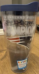 Tervis 30oz tumbler England Patriots Super Bowl 52 AFC Champions Classic - Picture 1 of 3