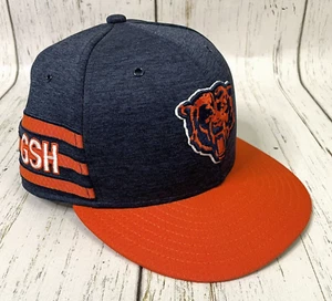 Chicago Bears NFL GSH New Era 59FIFTY Blue Orange Fitted 7 1/4 Players Hat Cap - Picture 1 of 12