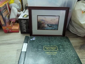 Thomas Kinkade Beacon Of Hope Framed Print Lighthouse w/ COA NEW In Box - Picture 1 of 17