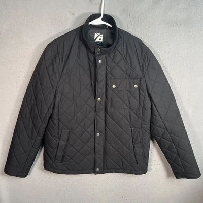 Chaqueta negra acolchada Saks Fifth Avenue para mujer talla mediana Foto 1 de 4