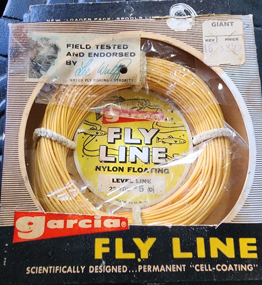 Garcia Fly Line Nylon Floating Level L5D Lee Wulff Endorsed Vintage USA - Image 1 of 1