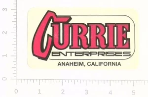 Currie Enterprises Performance Auto Anaheim Kalifornien Werbung Aufkleber Sticker - Bild 1 von 1