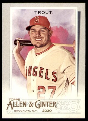 2020 Topps Allen & Ginter #85 Mike Trout - Image 1 of 2