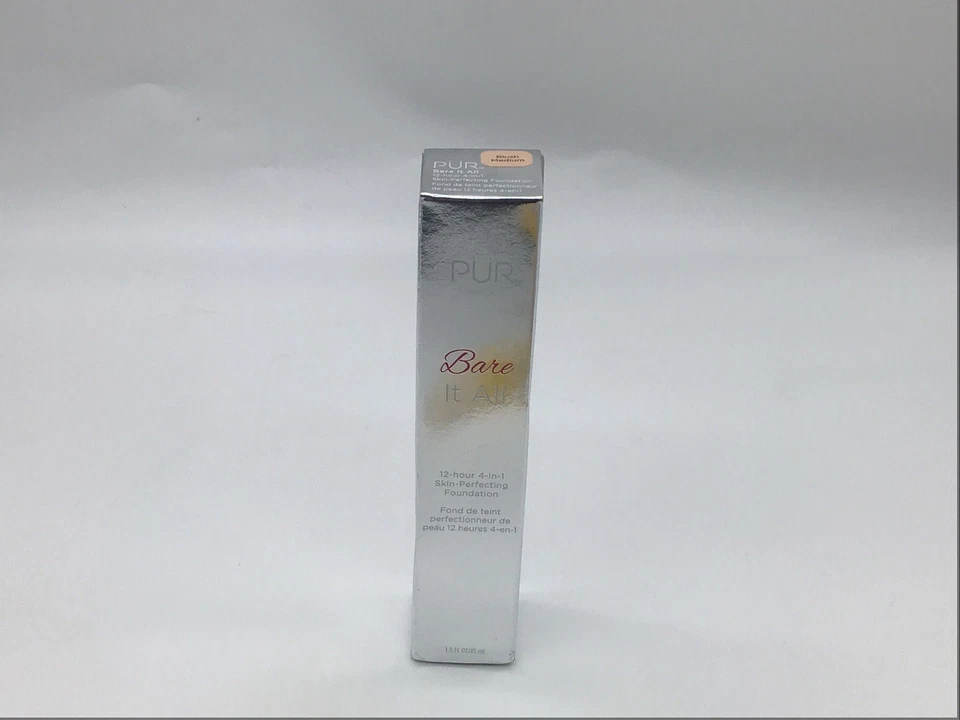 PÜR Bare It All 12 Hr. 4-in-1 Skin-Perfecting Foundation BLUSH MEDIUM BNIB (B5) - Image 1 of 1