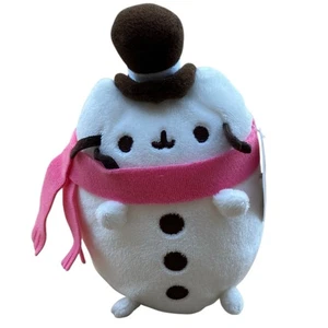 Gund Pusheen Christmas Snowman Cat Holiday Plush 4060839 6" Winter - NEW W/Tags - Picture 1 of 7