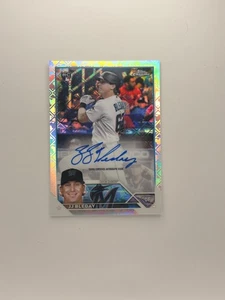 2023 Topps Chrome Logofractor JJ Bleday Rookie su scheda Auto Marlins  - Foto 1 di 2