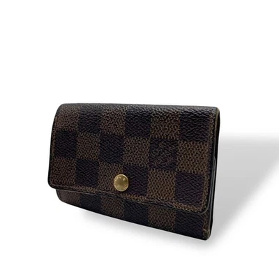 Louis Vuitton Key Case Damier Multicle 6 Fashion Accesory Brown Elegant Gift - Image 1 of 4
