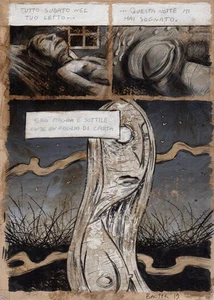 DAVID BACTER - Tavola originale Hell p. 18 - Picture 1 of 1