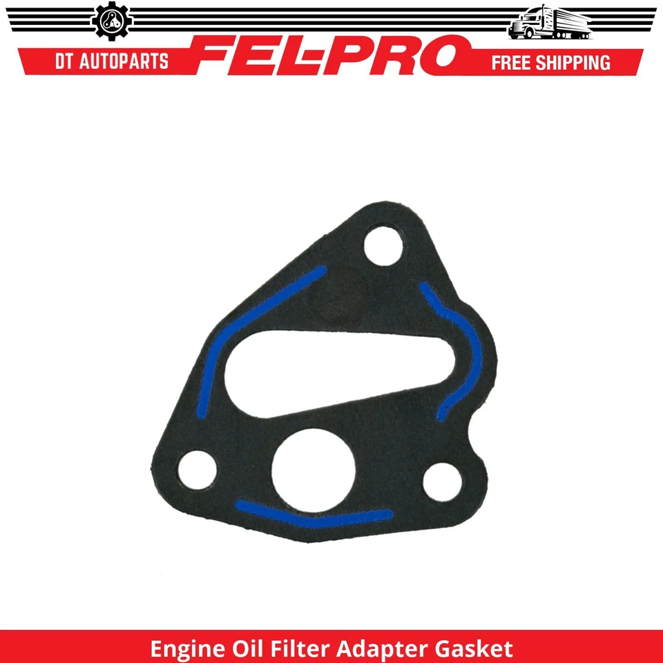 Junta adaptadora de filtro de aceite Fel-Pro para Utilimaster Step Van 1991-1994 3,3 L -6 Eng Foto 1 de 1