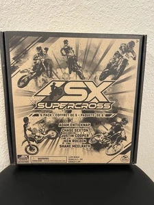 Supercross Authentic 5-Pack of 1:24 Scale Die-Cast Motorcycles with Rider 🔥 - Picture 1 of 8