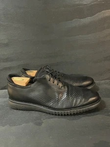 Cole Haan 2.Zerogrand Laser Herren 13 Schwarz Leder Budapester Elegant Schuhe Turnschuhe - Bild 1 von 8