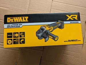 GENUINE DeWALT DCG406 18V Brushless 125mm Paddle Switch Angle Grinder- SKIN ONLY - Picture 1 of 3