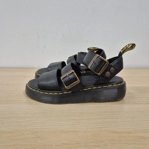 Dr. Martens Gryphon schwarz weiches Leder Schnallen Sommer Quad Sandalen Größe UK 6 #2 - Bild 1 von 9