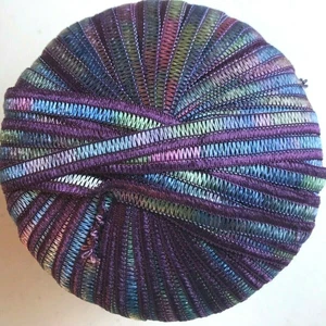 Filati FF BEACH #4019 Lila Blau Rosa Grün Bändchengarn Knäuel FFF - Bild 1 von 3