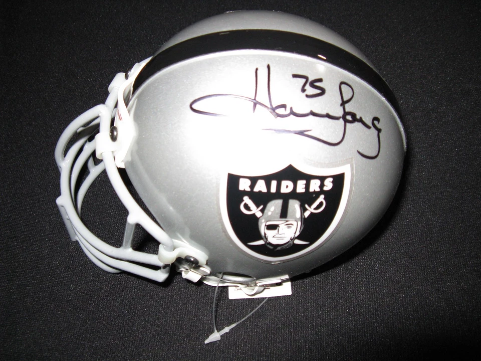 Howie Long Oakland Raiders Signed Mini Helmet PSA - Image 1 of 1