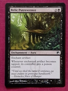Magic The Gathering SCARS OF MIRRODIN RELIC PUTRESCENCE black card MTG - Picture 1 of 2