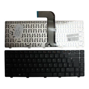 Dell XPS L502X Glossy Black Frame Black UK Layout Replacement Laptop Keyboard - Picture 1 of 1