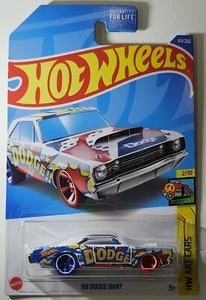 2022 Hot Wheels '68 Dodge Dart 63/250 HW Art Cars Mopar Hemi Super Stock White - Picture 1 of 6