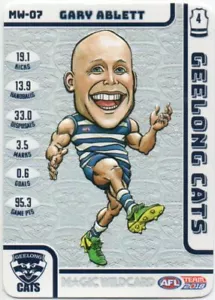2018 Teamcoach Magic Wildcard MW-07 Gary Ablett Geelong - Picture 1 of 1
